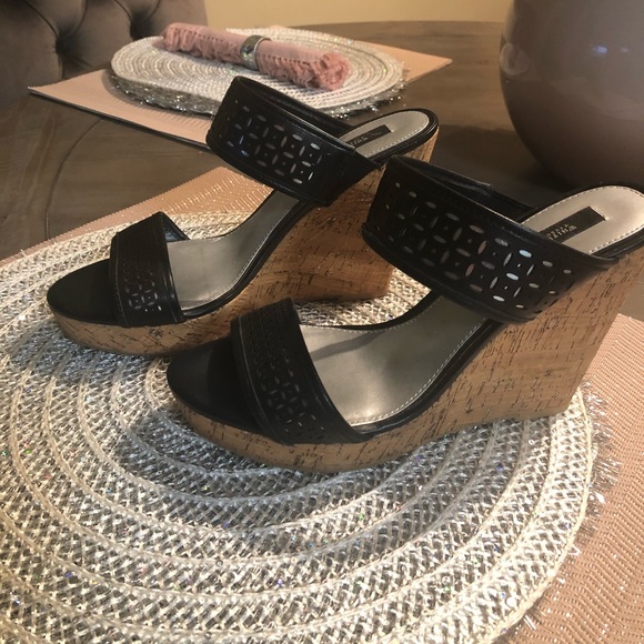 White House Black Market Shoes - White House Black Market Wedges!